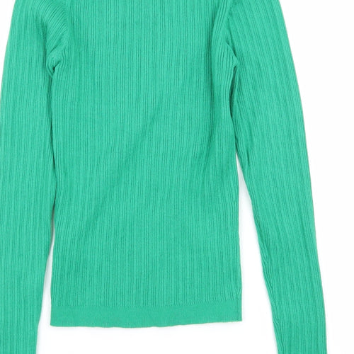 ASOS Womens Green  Knit Pullover Jumper Size 8