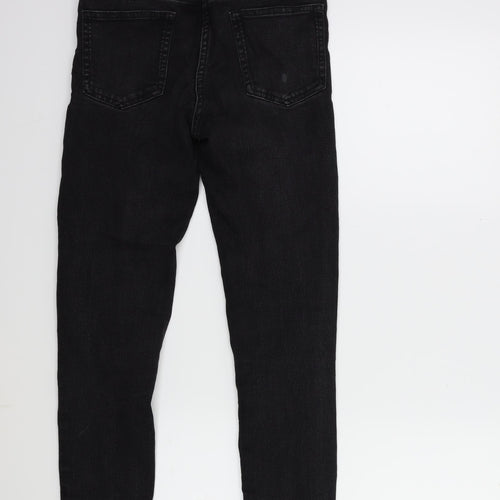 NEXT Womens Black  Denim Skinny Jeans Size 6 L28 in