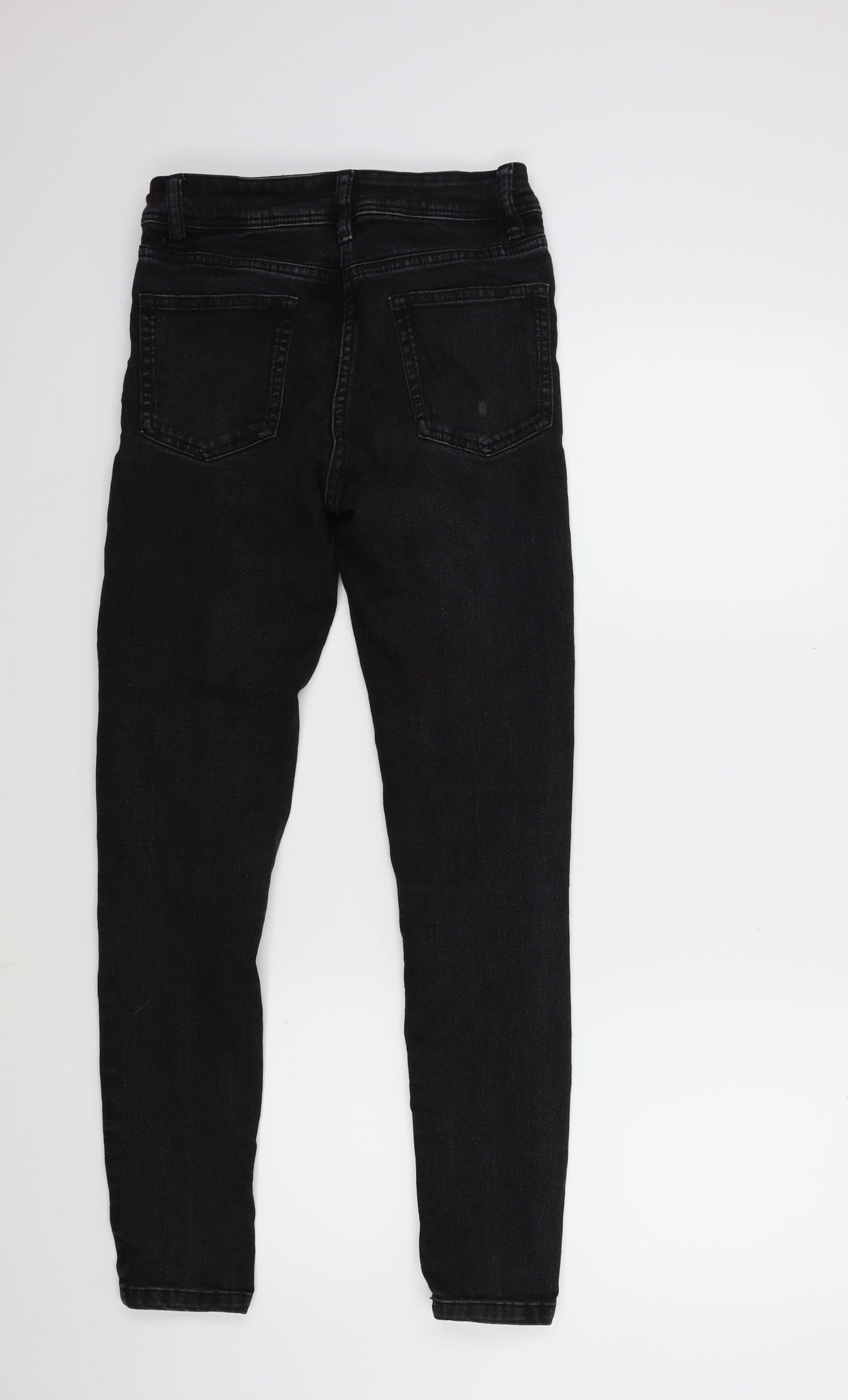 NEXT Womens Black  Denim Skinny Jeans Size 6 L28 in