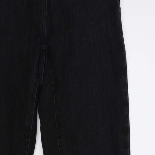 NEXT Womens Black  Denim Skinny Jeans Size 6 L28 in