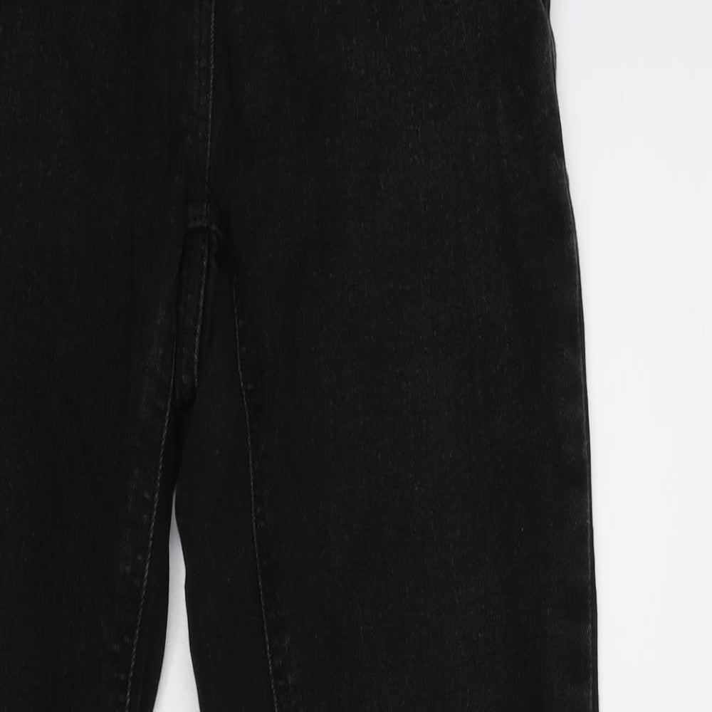 NEXT Womens Black  Denim Skinny Jeans Size 6 L28 in