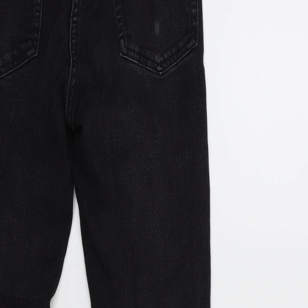 NEXT Womens Black  Denim Skinny Jeans Size 6 L28 in