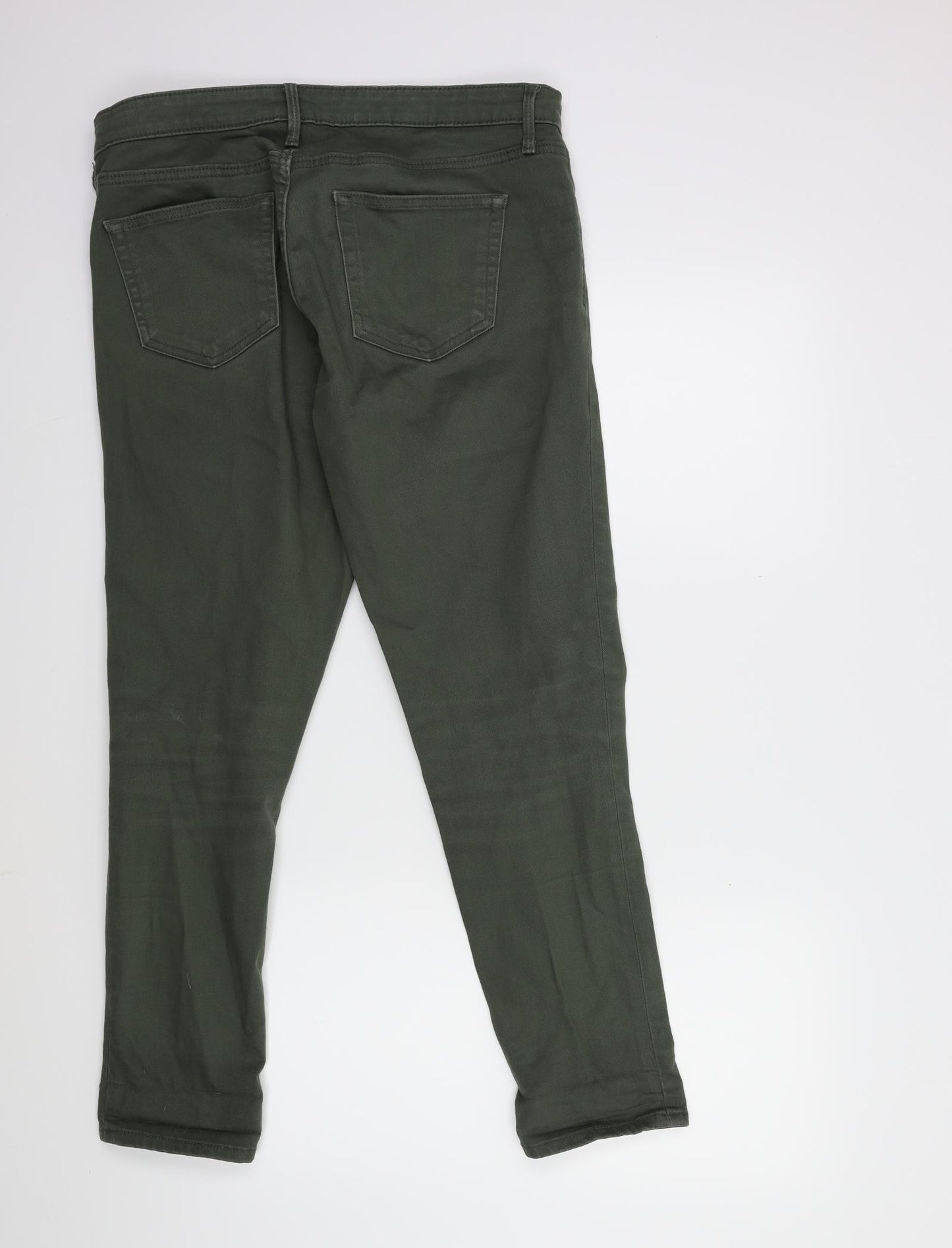 Gap Womens Green  Denim Skinny Jeans Size 12 L28 in