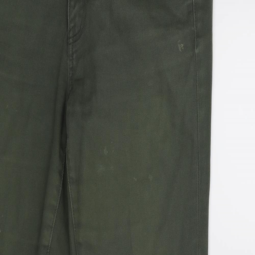 Gap Womens Green  Denim Skinny Jeans Size 12 L28 in