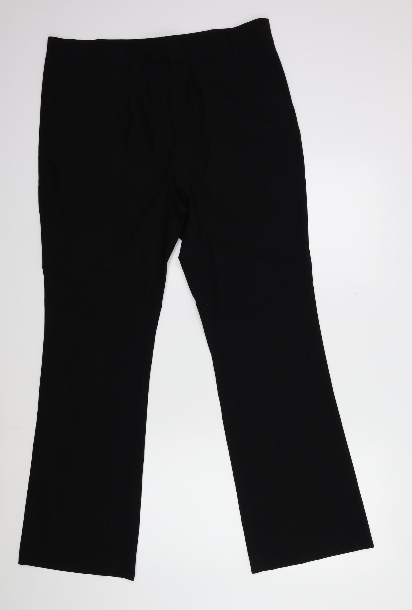 Papaya Womens Black   Trousers  Size 18 L29 in