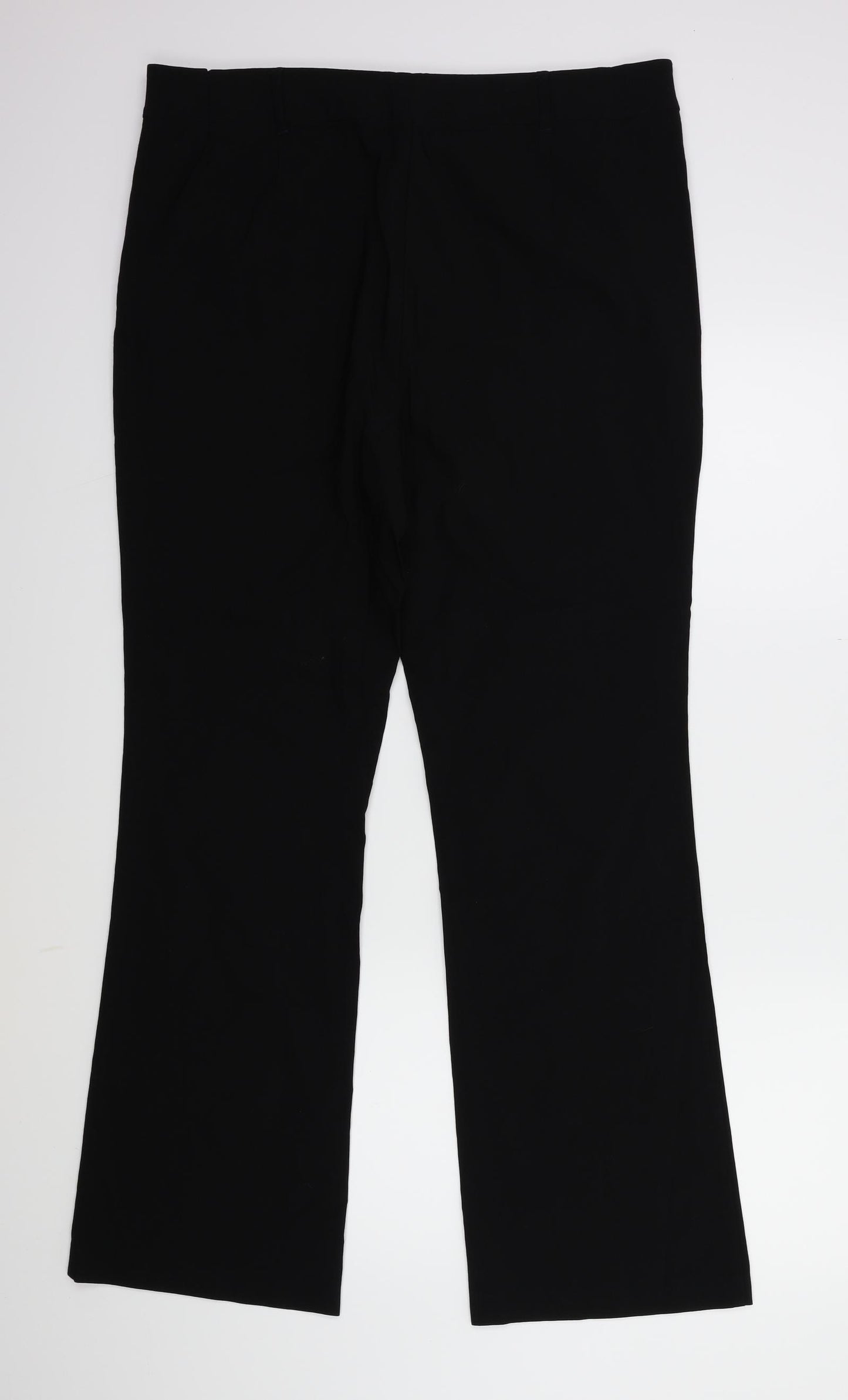 Papaya Womens Black   Trousers  Size 18 L29 in