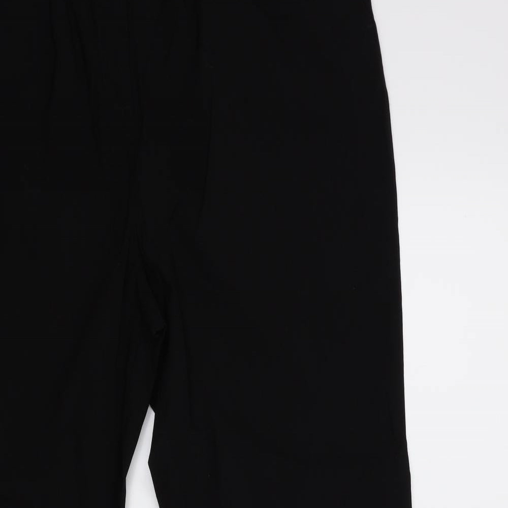 Papaya Womens Black   Trousers  Size 18 L29 in