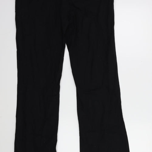 Ipekyol Womens Black   Trousers  Size 12 L32 in