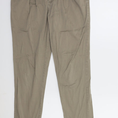 Etam Womens Beige   Chino Trousers Size 12 L29 in