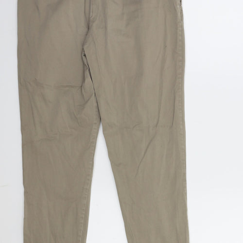 Etam Womens Beige   Chino Trousers Size 12 L29 in