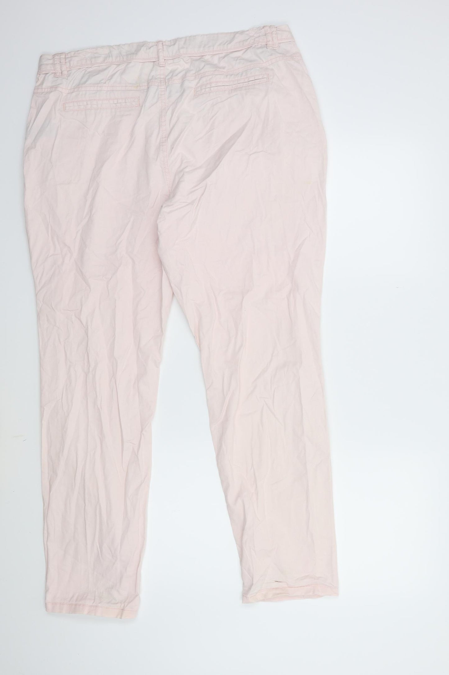 Red Herring Womens Pink   Trousers  Size 16 L29 in