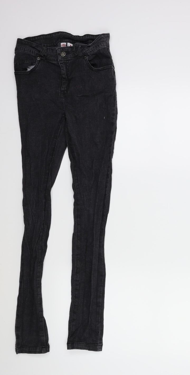 WOW Womens Black  Denim Skinny Jeans Size M L28 in