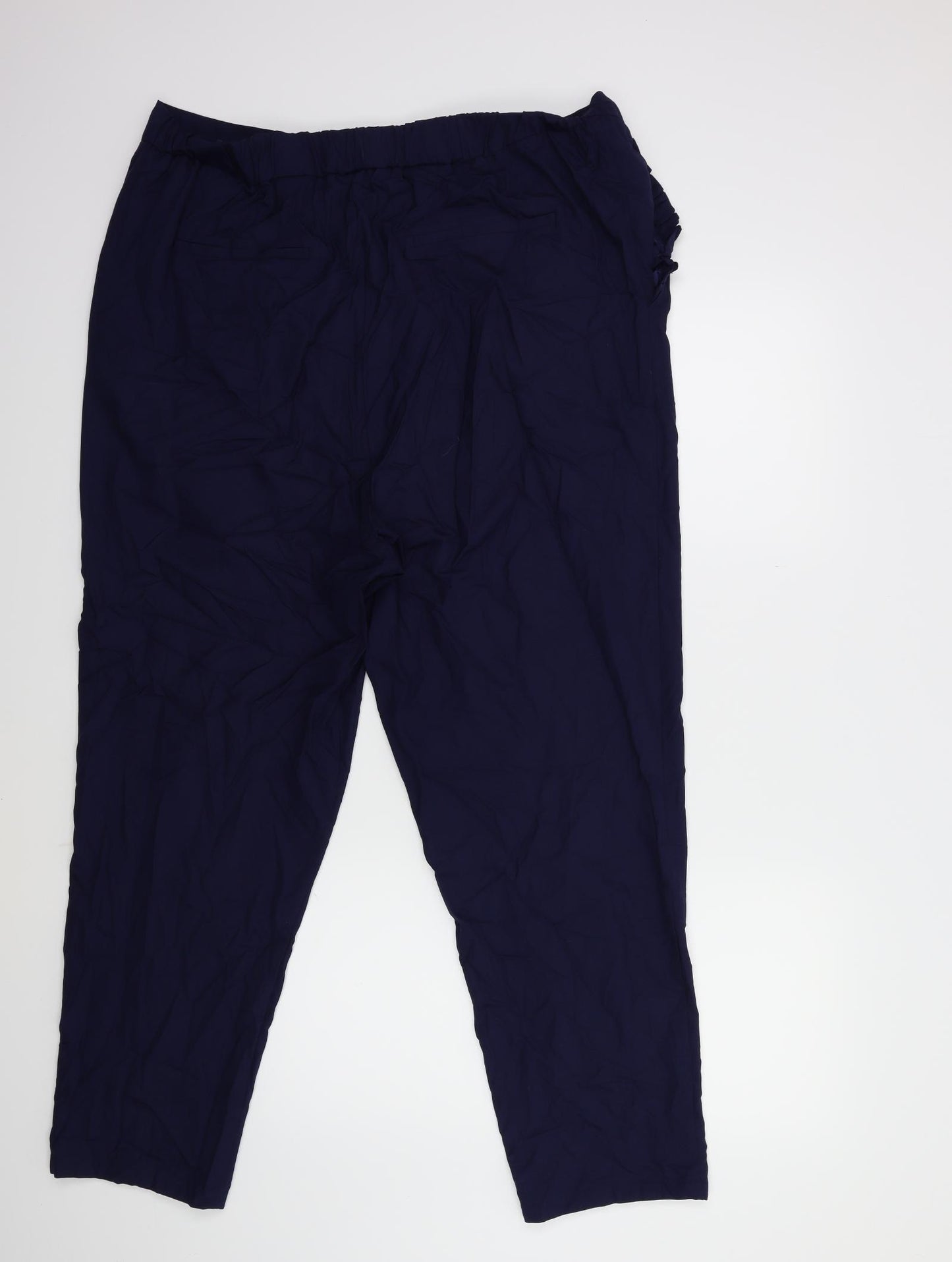 Missguided Womens Blue   Trousers  Size 20 L27 in