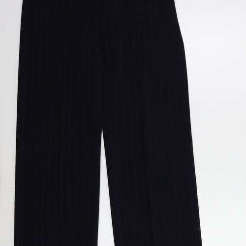 J.Taylor Womens Blue Striped  Trousers  Size 10 L30 in