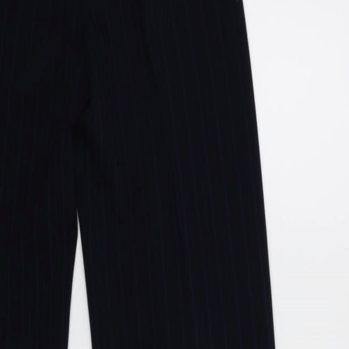 J.Taylor Womens Blue Striped  Trousers  Size 10 L30 in