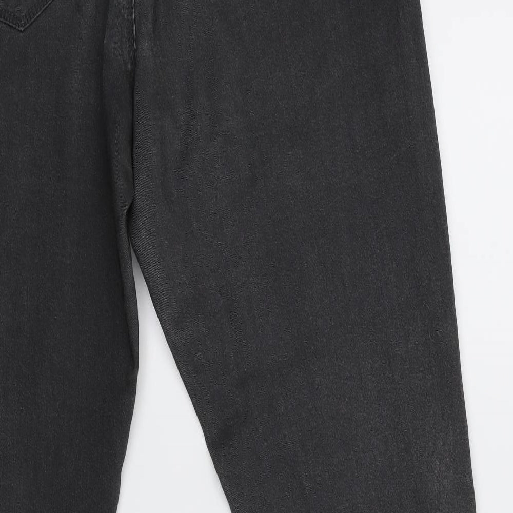 NXT Womens Grey Striped Denim Skinny Jeans Size 16 L29 in