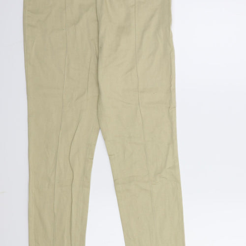 elogy Womens Beige   Trousers  Size 12 L25 in