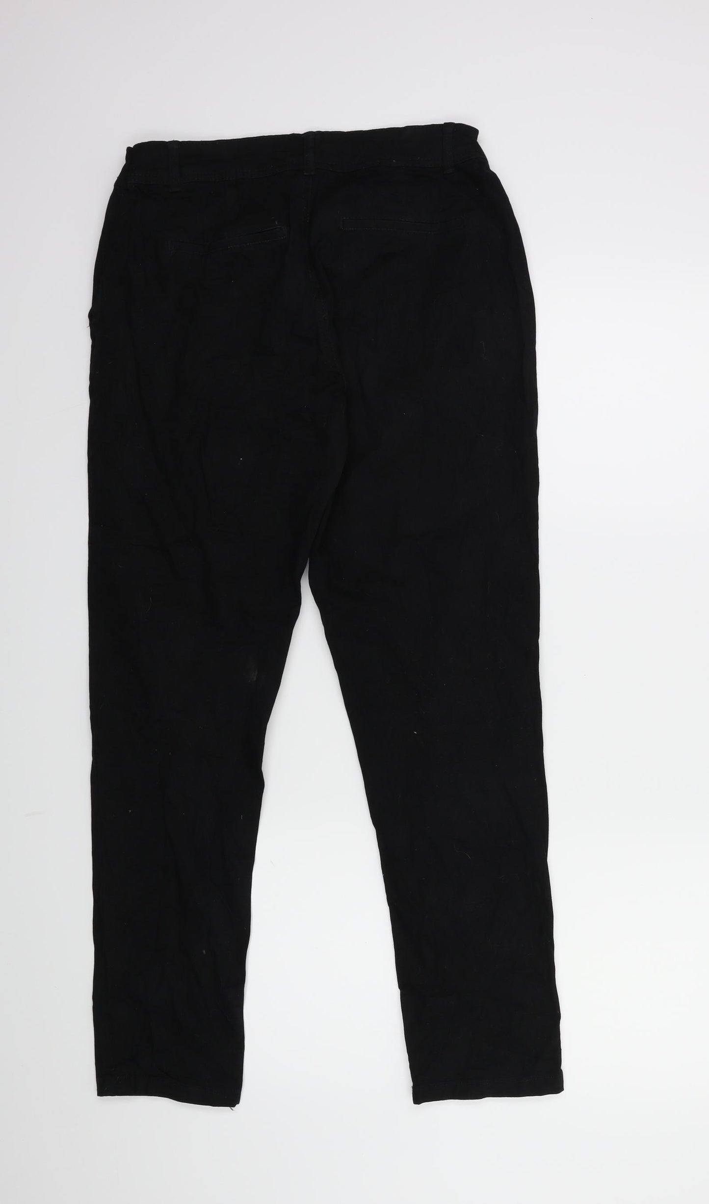 In Extenso Womens Black   Chino Trousers Size 10 L29 in