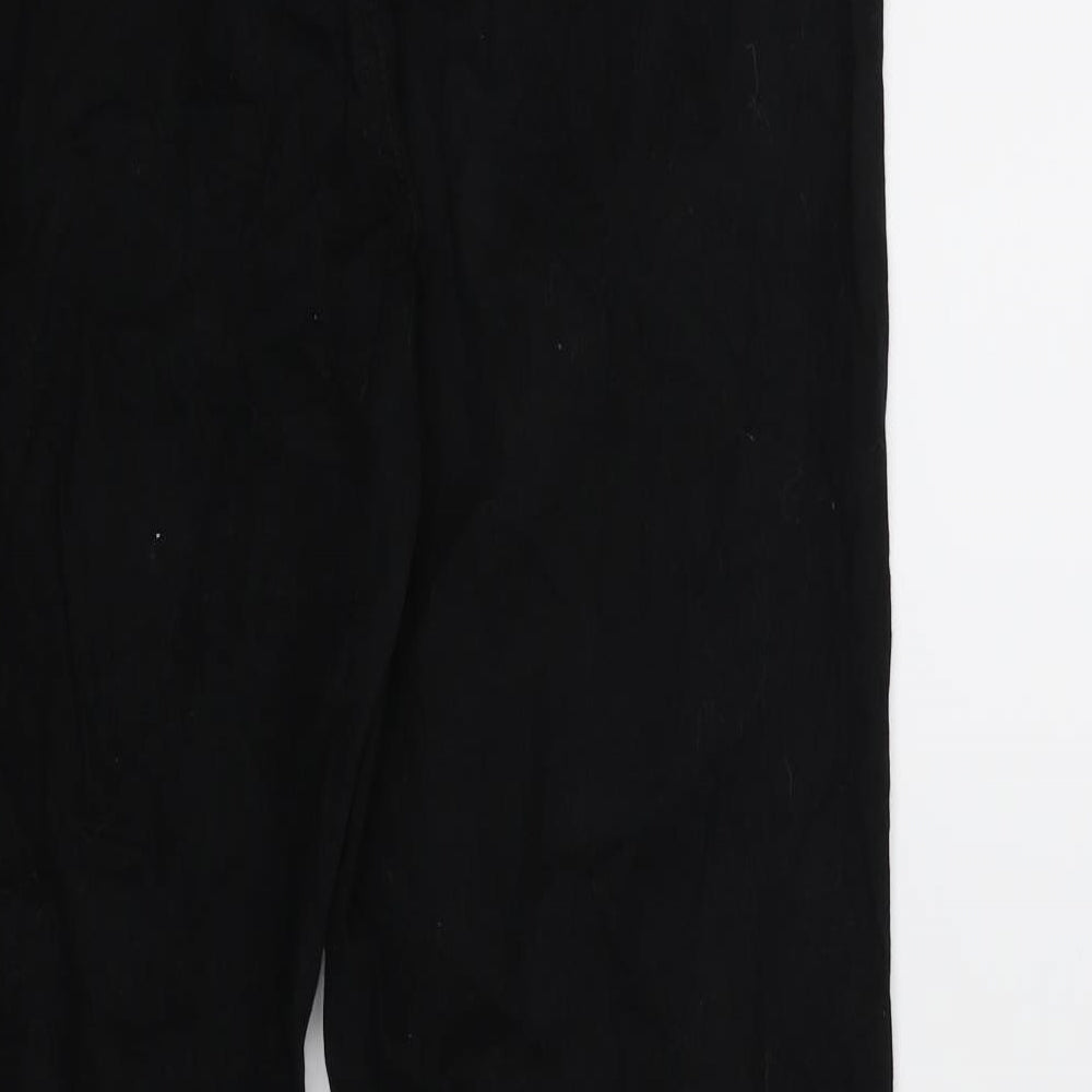 In Extenso Womens Black   Chino Trousers Size 10 L29 in
