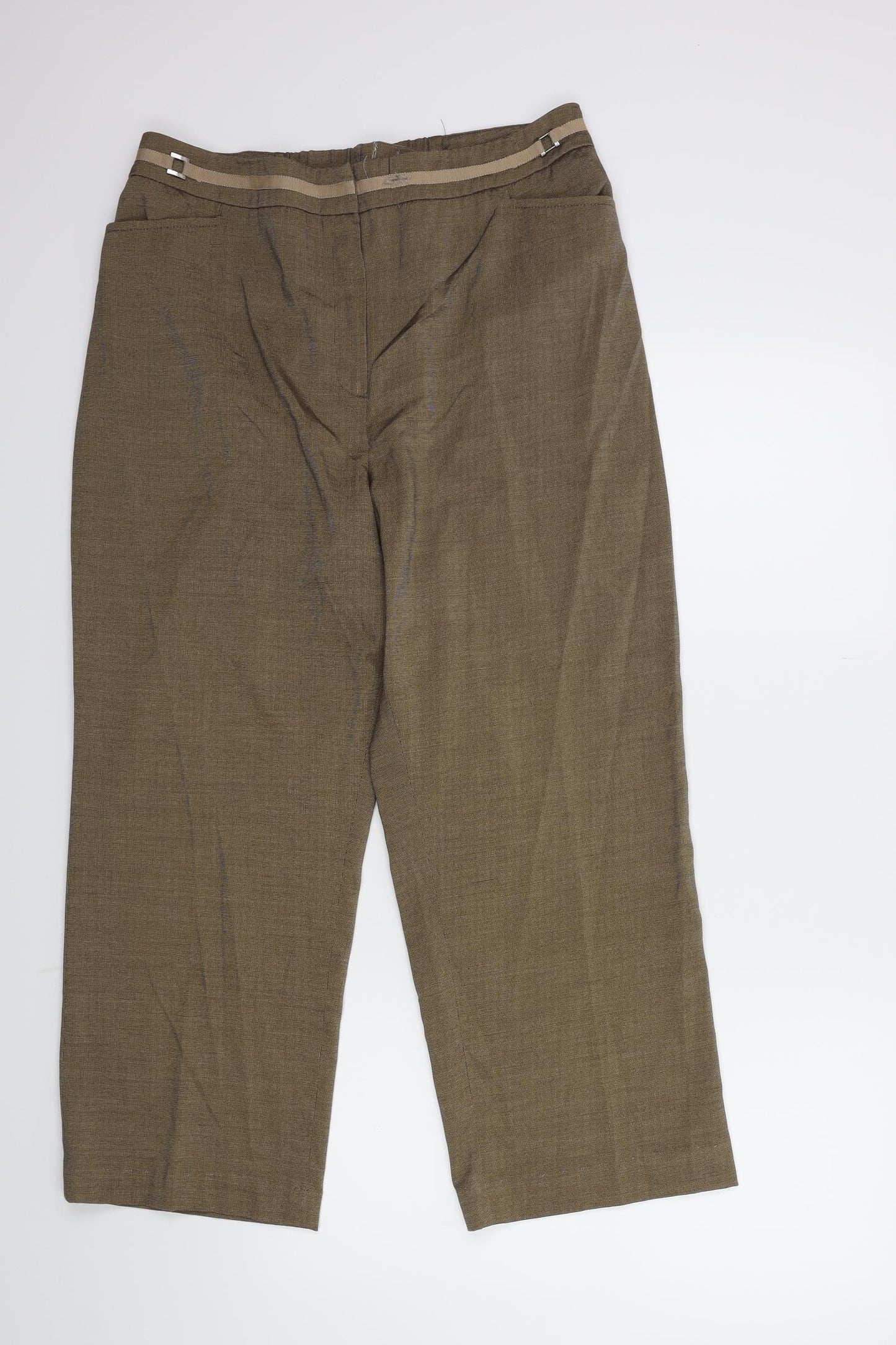 Marks and Spencer Womens Brown   Trousers  Size 18 L26 in