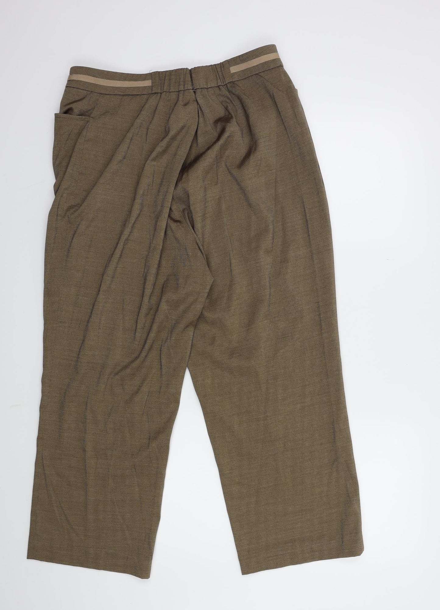 Marks and Spencer Womens Brown   Trousers  Size 18 L26 in