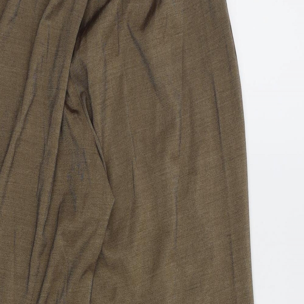 Marks and Spencer Womens Brown   Trousers  Size 18 L26 in