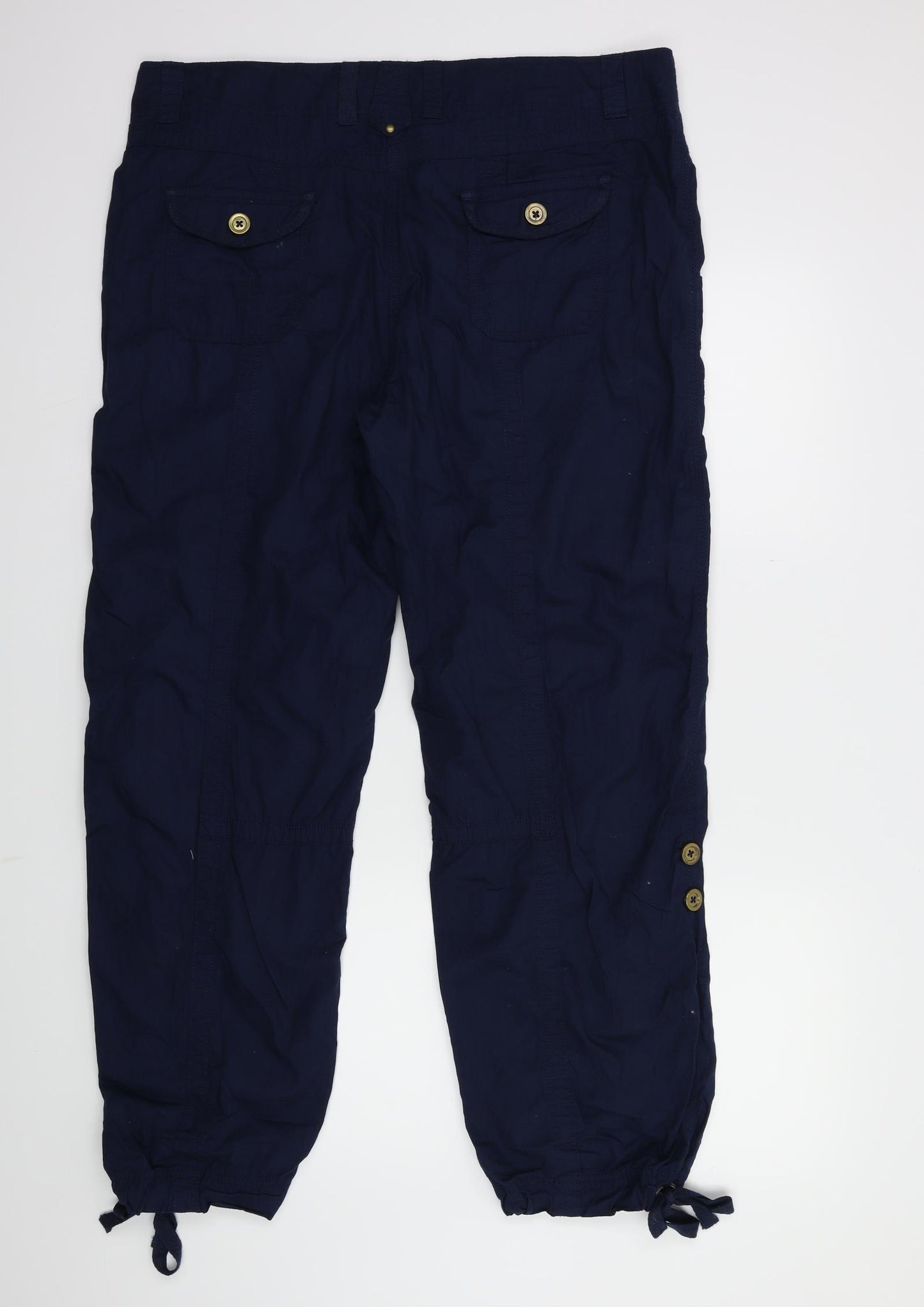 George Womens Blue   Cargo Trousers Size 16 L29 in