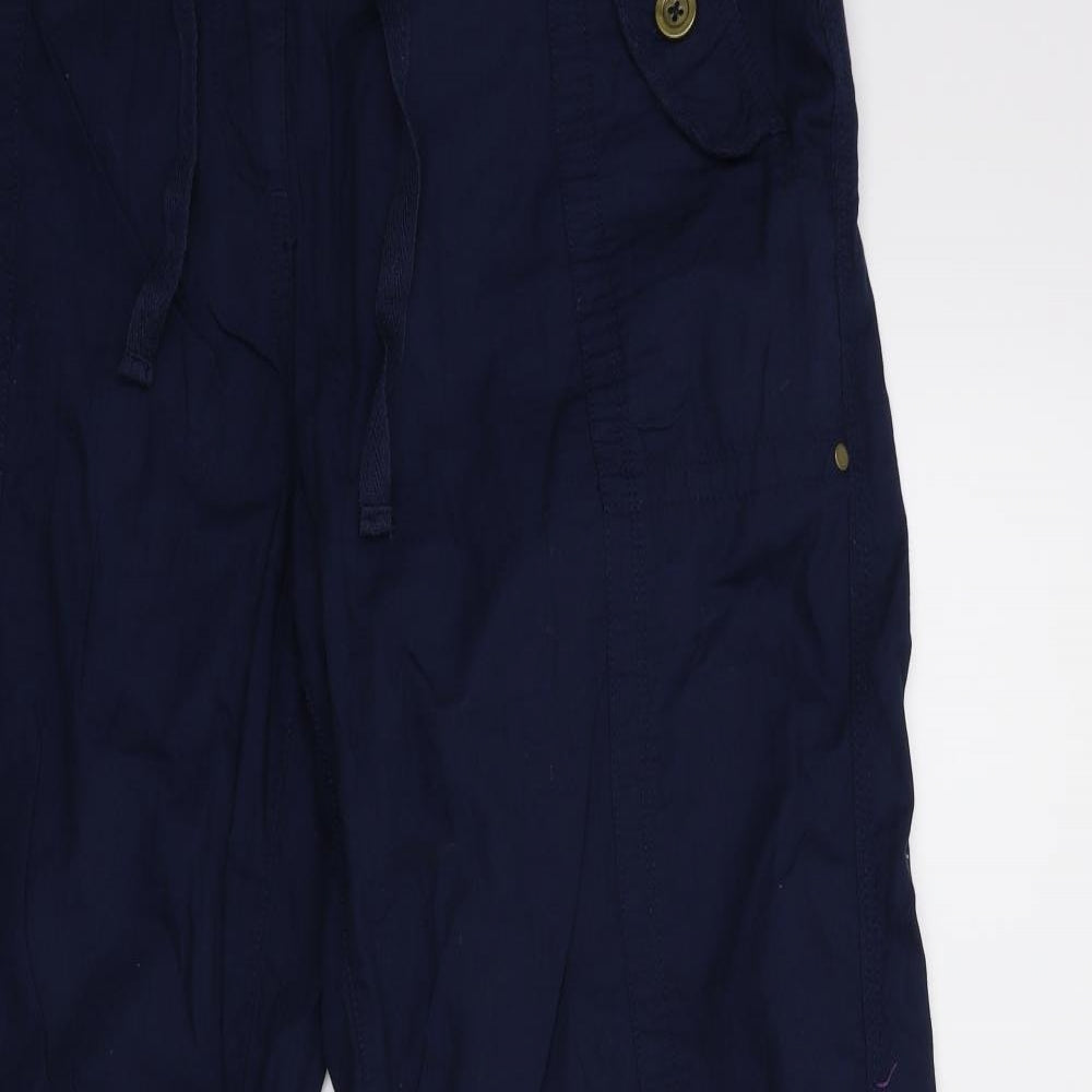 George Womens Blue   Cargo Trousers Size 16 L29 in