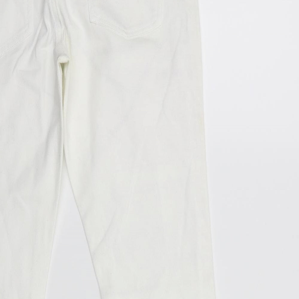 NEXT Womens White  Denim Skinny Jeans Size 12 L29 in