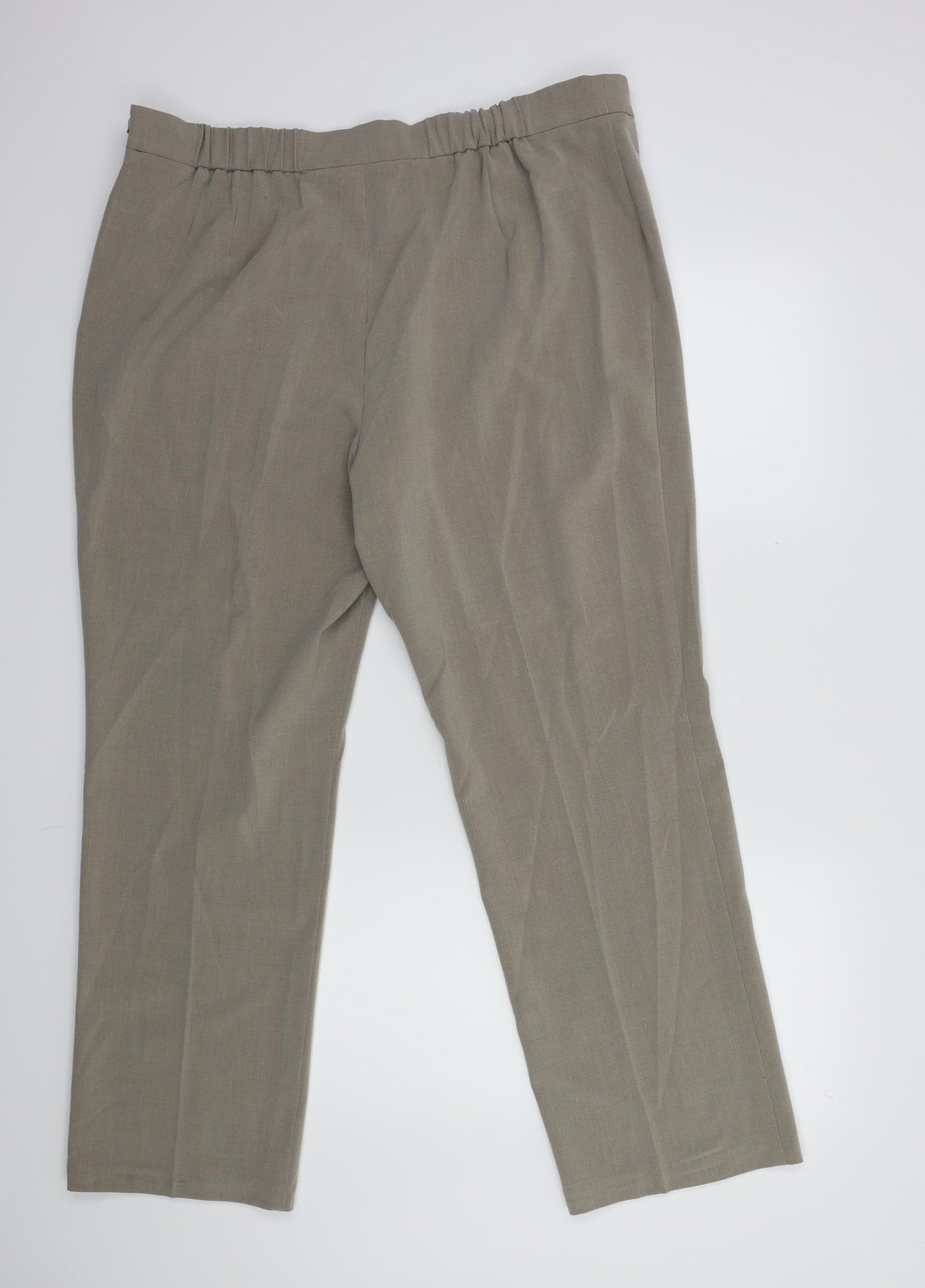 Marks and Spencer Womens Grey    Trousers Size 18 L29 in