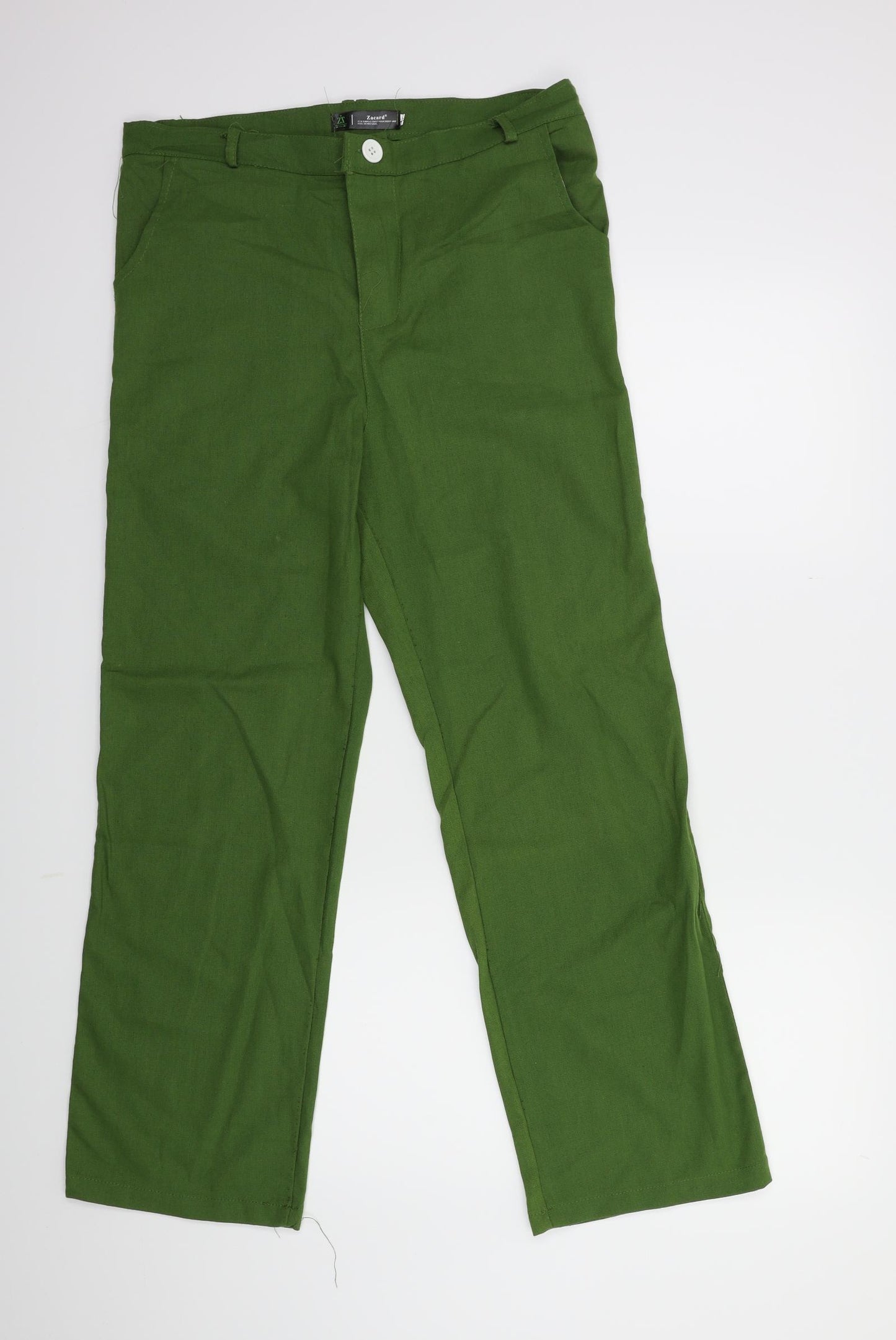 Zacard Womens Green   Trousers  Size L L28 in