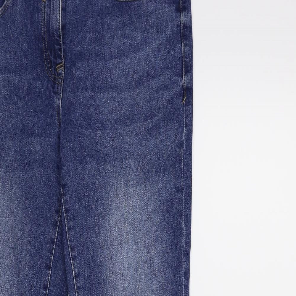 NEXT Womens Blue  Denim Flared Jeans Size 10 L30 in