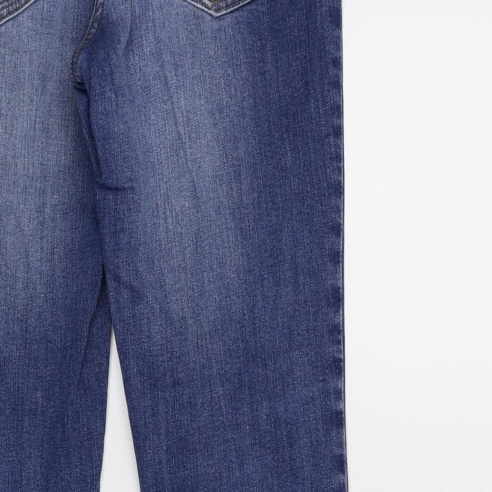 NEXT Womens Blue  Denim Flared Jeans Size 10 L30 in