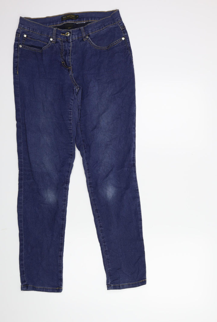 BPC Womens Blue  Denim Skinny Jeans Size 10 L29 in