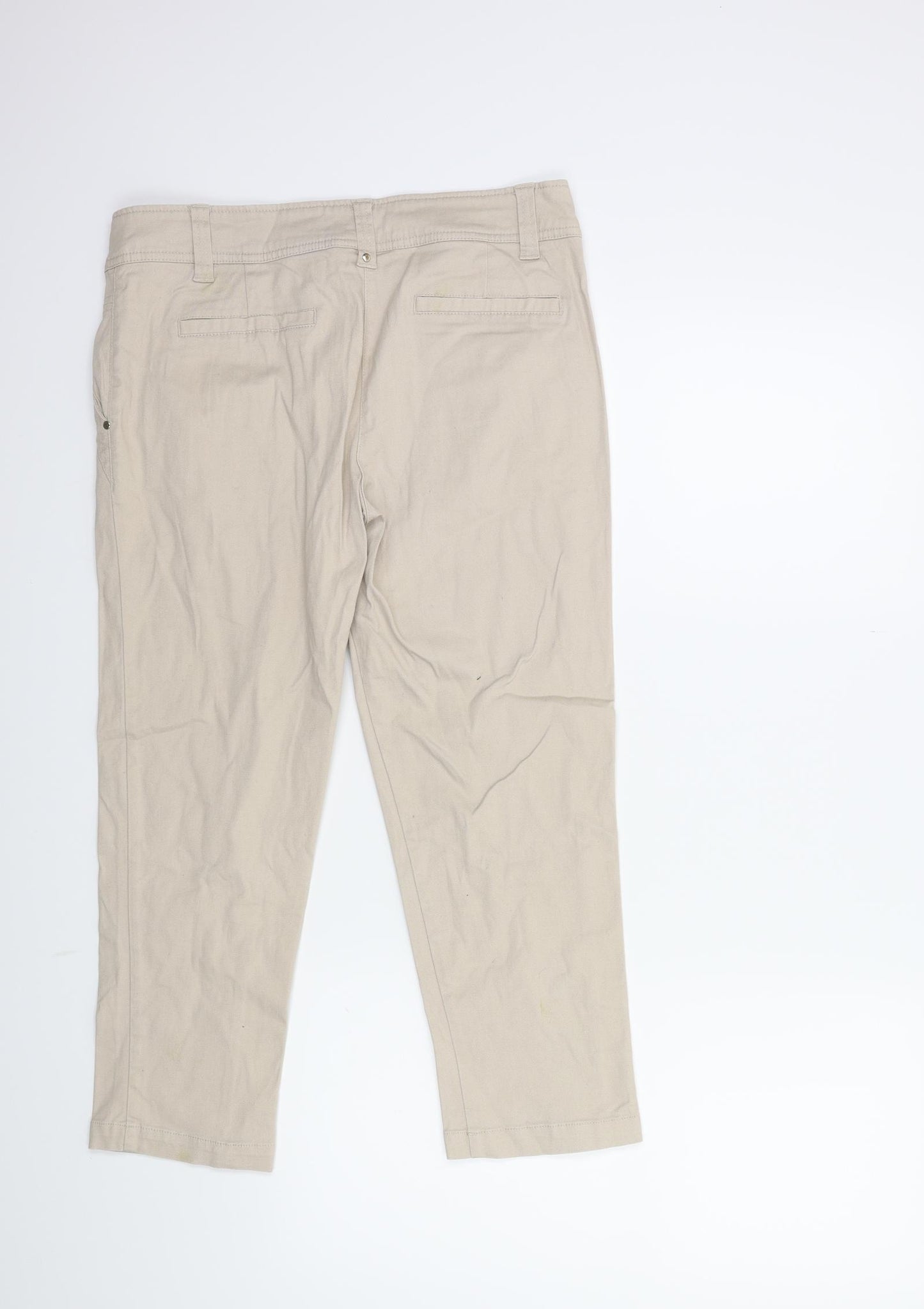 Wallis Womens Beige   Trousers  Size 10 L29 in