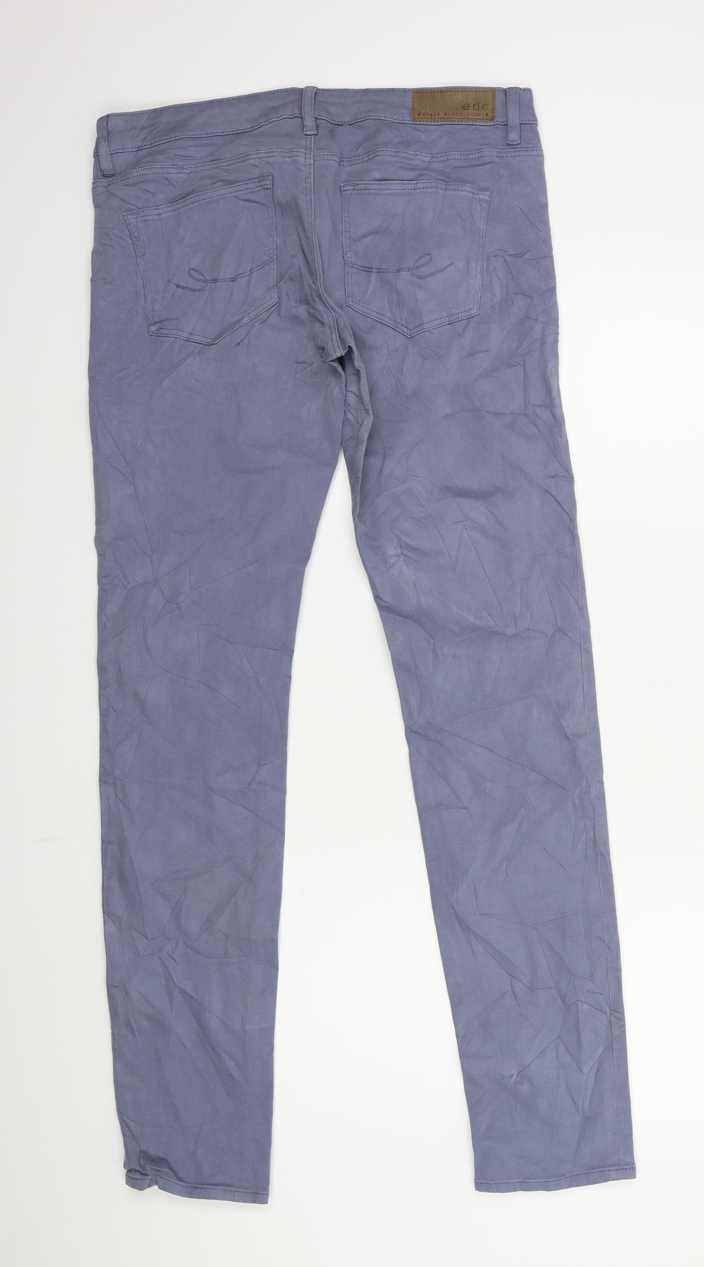 EDC Womens Grey   Trousers  Size 32 in L32 in