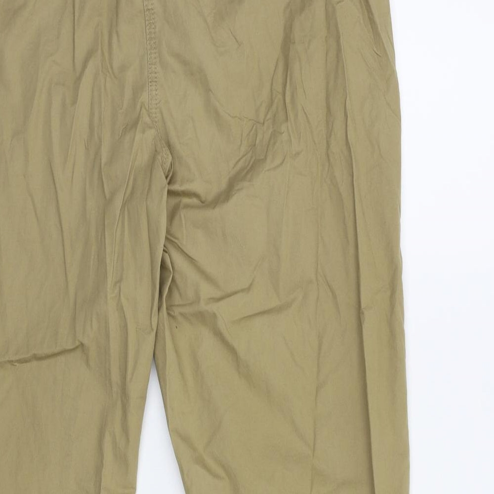 NEXT Womens Beige   Chino Trousers Size 16 L28 in