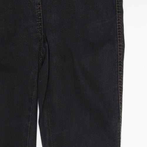 NEXT Womens Black  Denim Skinny Jeans Size 10 L30 in