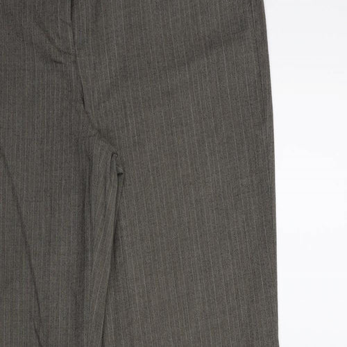 NXT Womens Brown Striped  Trousers  Size 14 L28 in