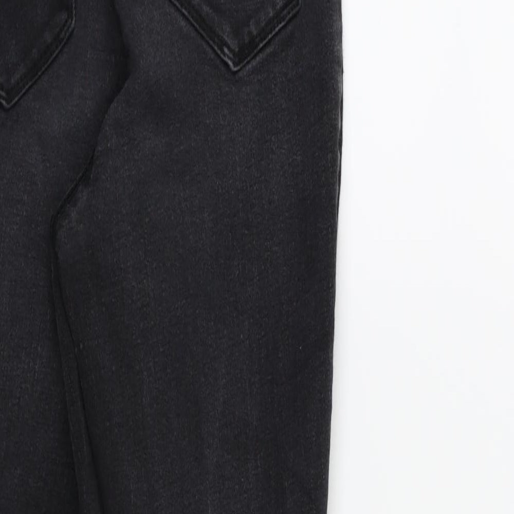 Matalan Womens Black  Denim Skinny Jeans Size 8 L25 in