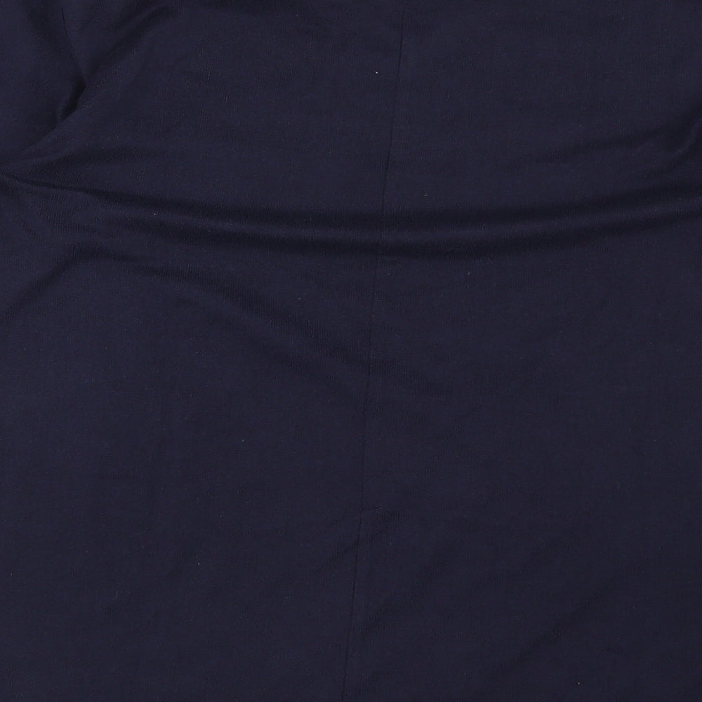 Marks and Spencer Womens Blue Geometric  Pullover Sweatshirt Size 10