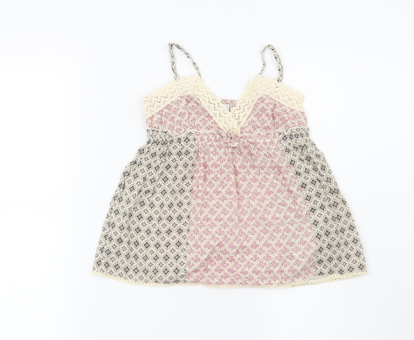 Zara Girls Pink Floral  Basic Blouse Size 5-6 Years