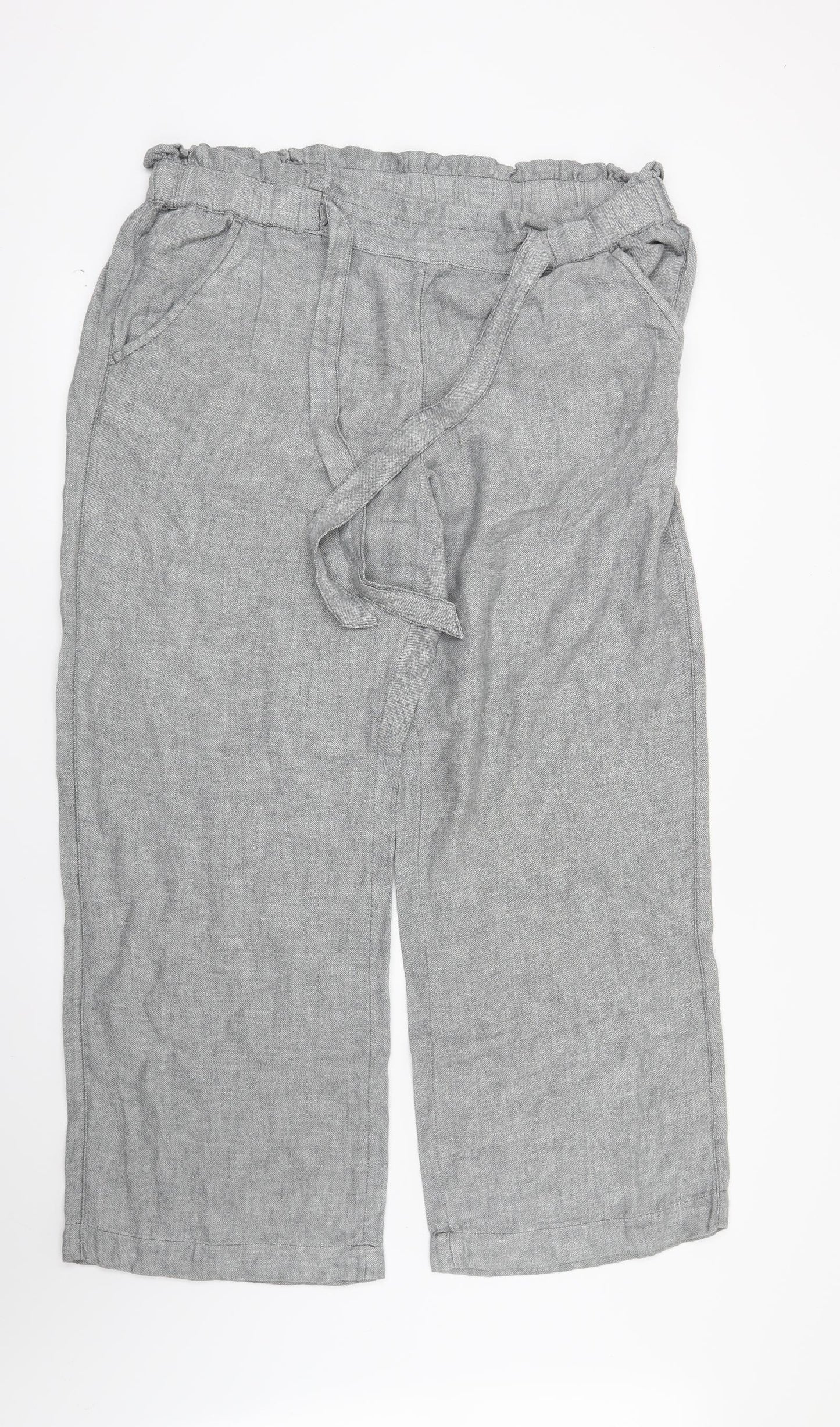 George Womens Grey   Trousers  Size 18 L30 in