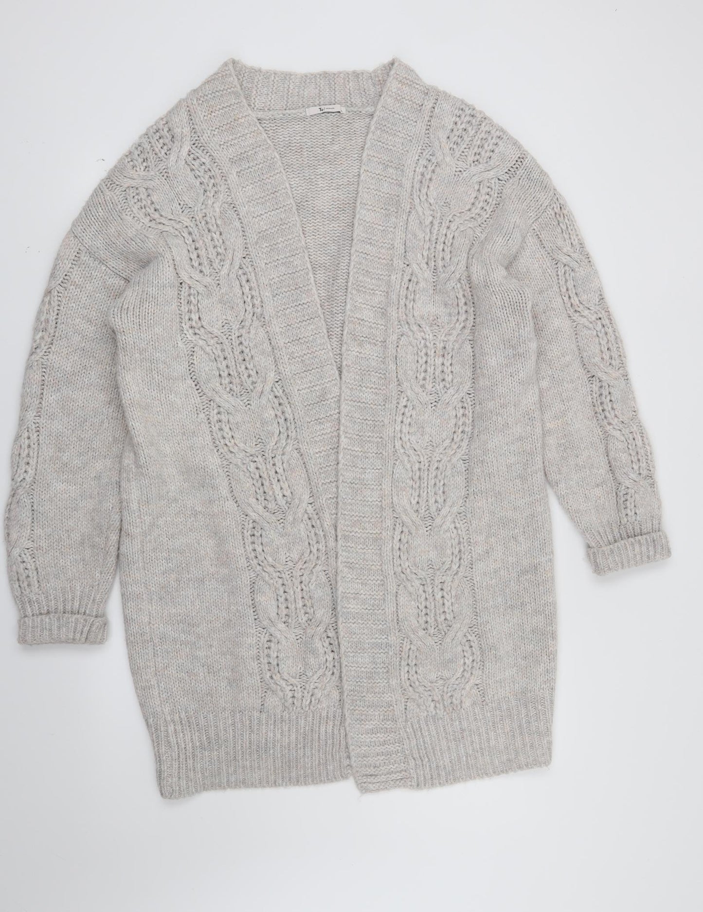 TU Womens Beige   Cardigan Jumper Size L