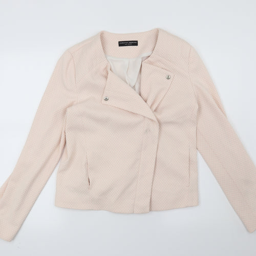 Dorothy Perkins Womens Pink Check  Jacket  Size 14