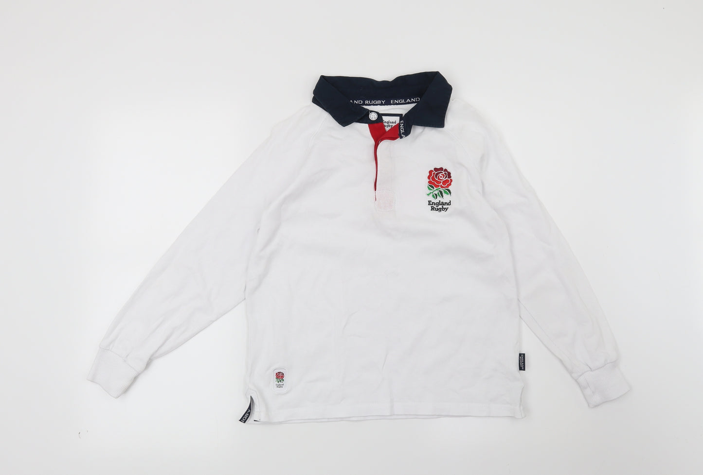 England Rugby Boys White   Pullover Sweatshirt Size 11-12 Years  - England Rugby