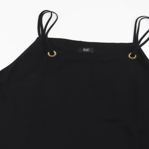 F&F Womens Black   Basic Blouse Size 16