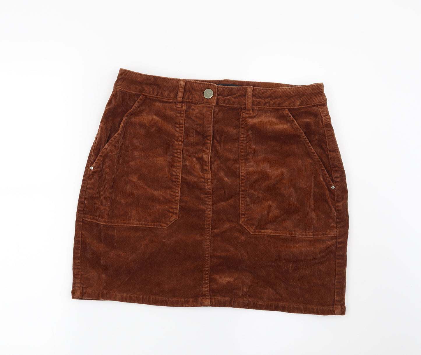 Dorothy Perkins Womens Brown   Mini Skirt Size 12
