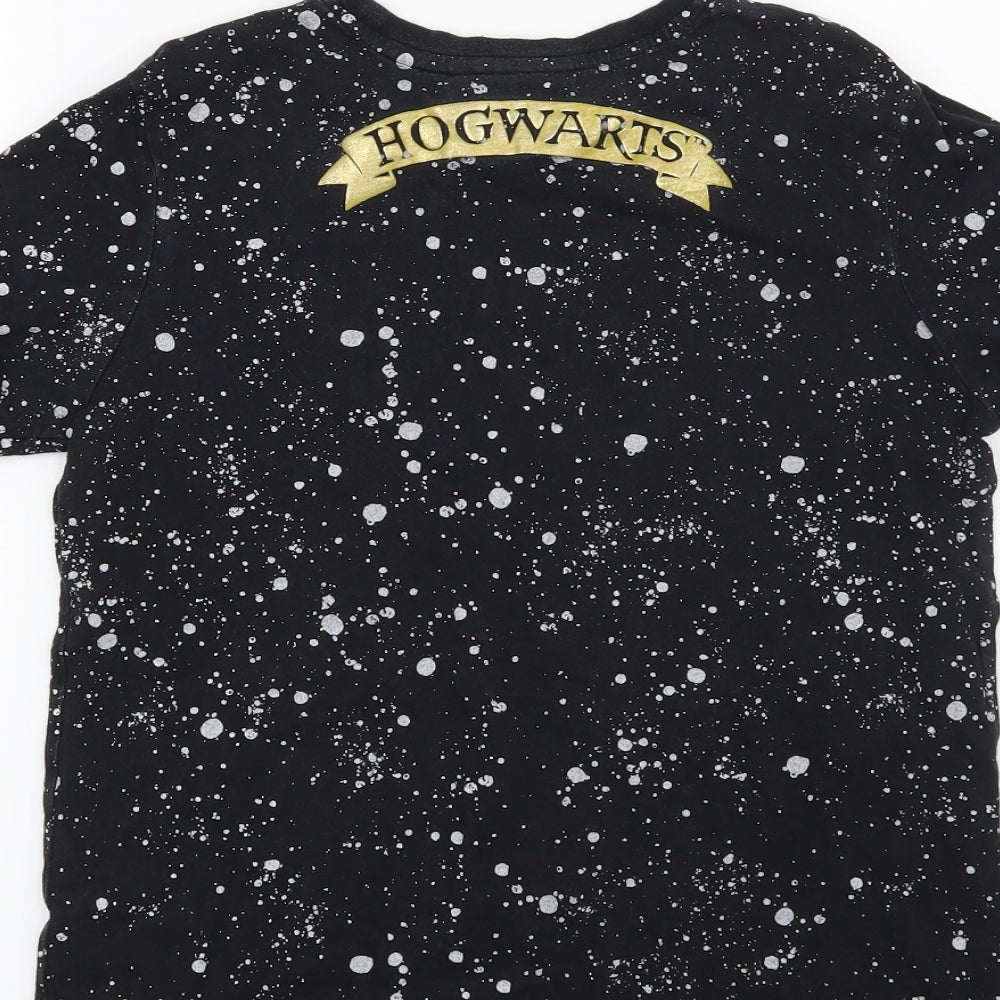 George Boys Black   Basic T-Shirt Size 11-12 Years  - Harry Potter