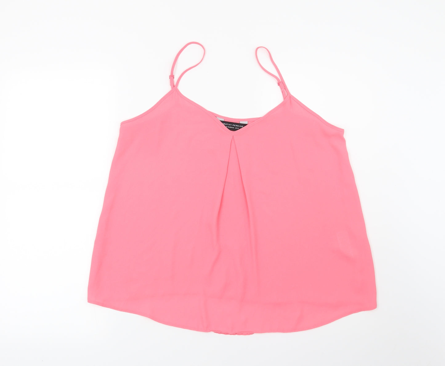Dorothy Perkins Womens Pink   Basic Blouse Size 14